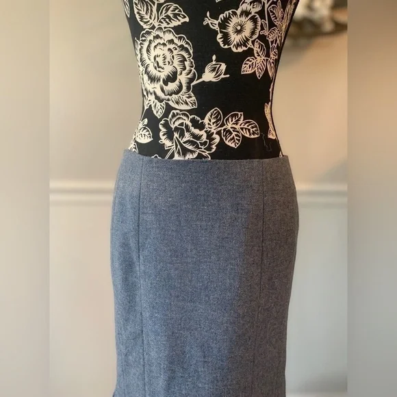 Talbots women's 100% wool skirt size 6 lined ruffles business casual - Picture 5 of 8